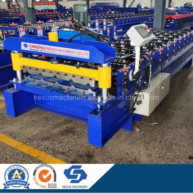 Tr40 Steel Roofing Panel Making Machine Roof Sheet Roll Forming Machine Export to Peru