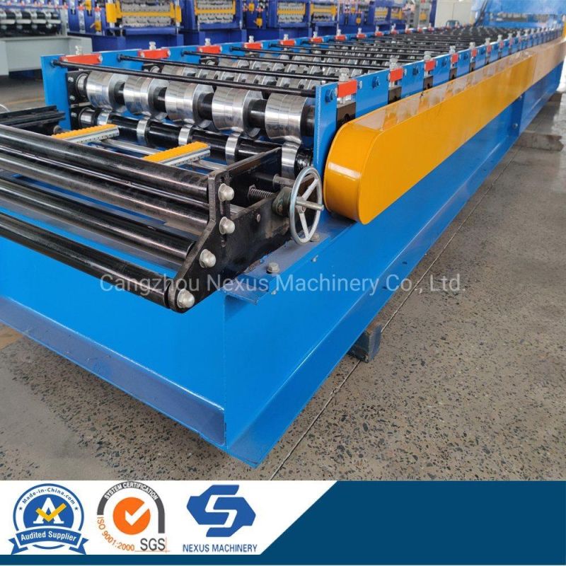 Low Cost of Metal Corrugated Sheets Trapezoidal Roof Roll Forming Machine Supplier