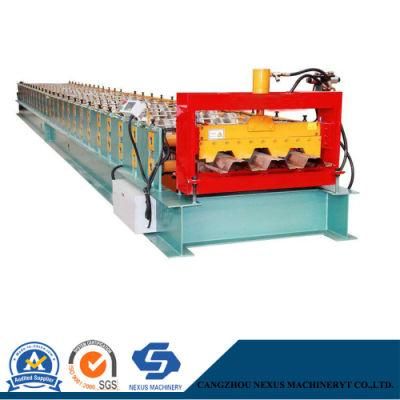 Client Customize Steel Sheet Floor Tile Auto Car Carriage Plate Steel Panel Roll Forming Machine