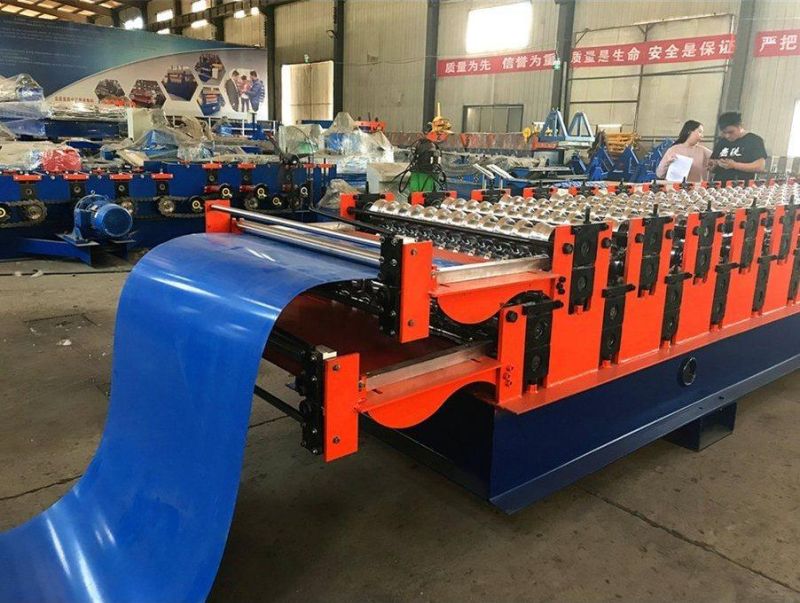 Double Layer Roof Tile Roll Making Forming Machine
