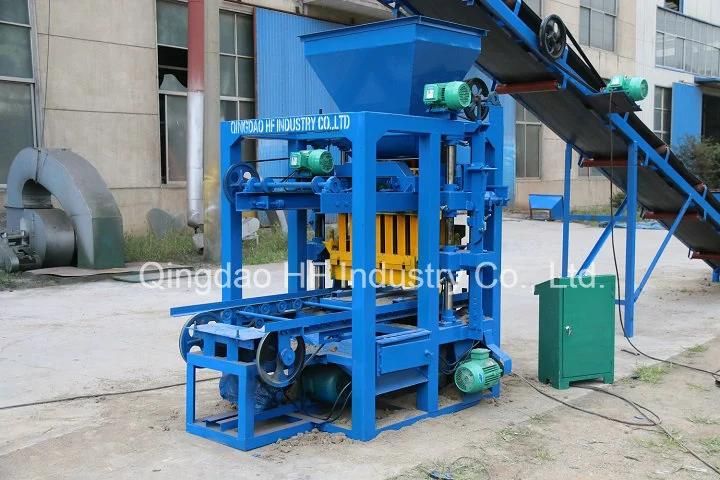 Qt4-24 Semi Automatic Concrete Block Making Machine