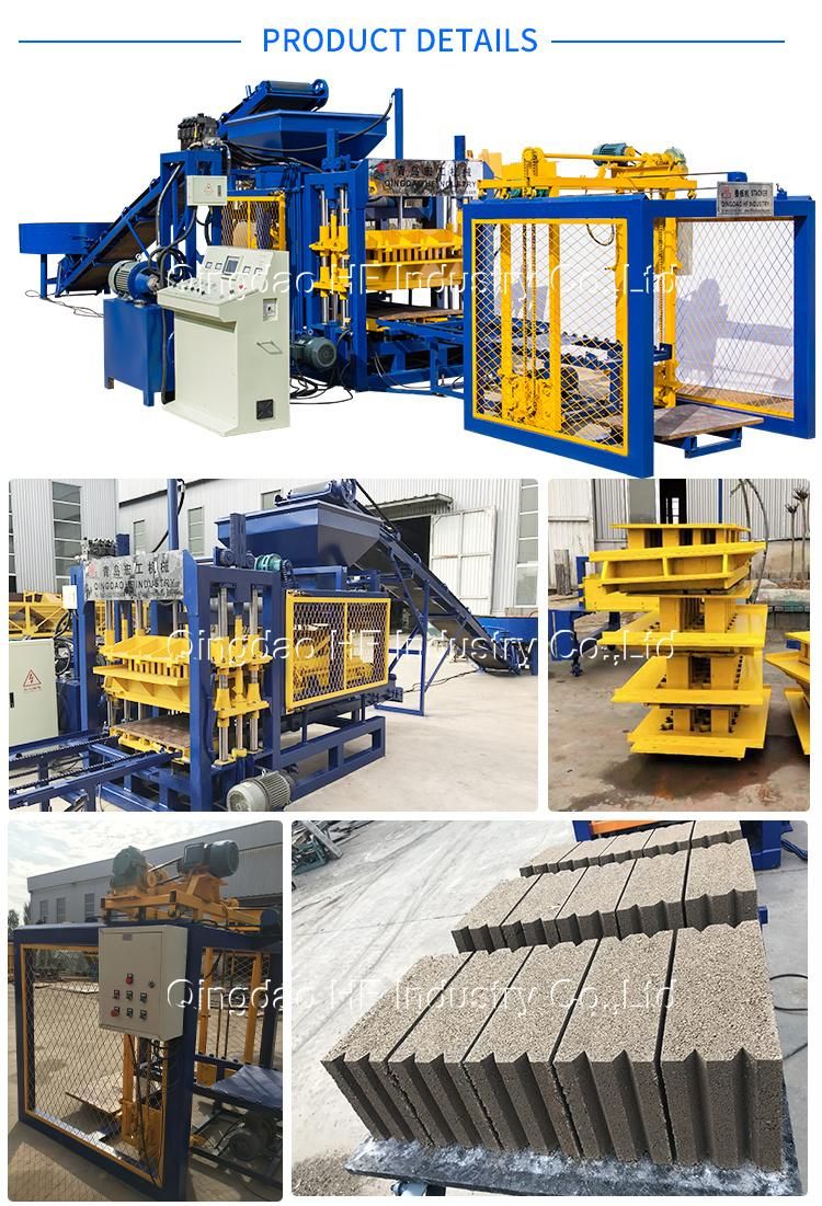 Qt4-16 Hydraulic Solid Moulding Block Machine Hollow Paver Brick Making Machinery