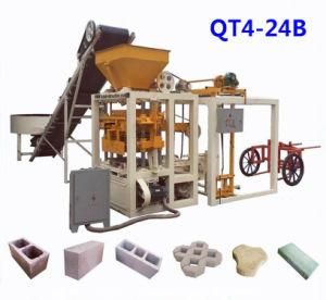 Qt4-24b Semi Automatic Brick Machine Production Line