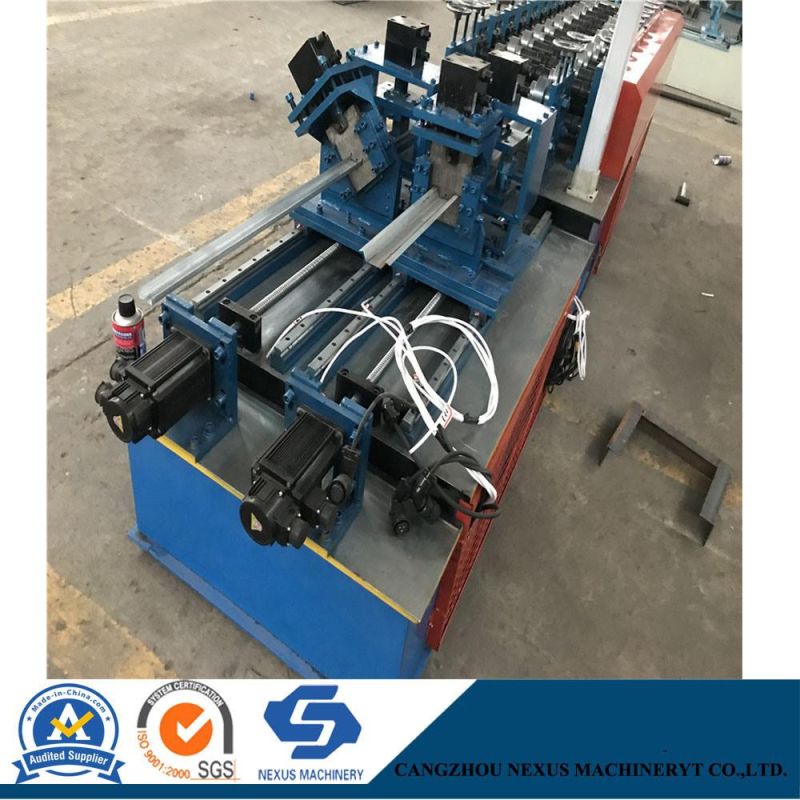 Steel Double C and U Shape Roll Making Line Light Steel Stud Frame Form Machine to Make Drywall Profiles