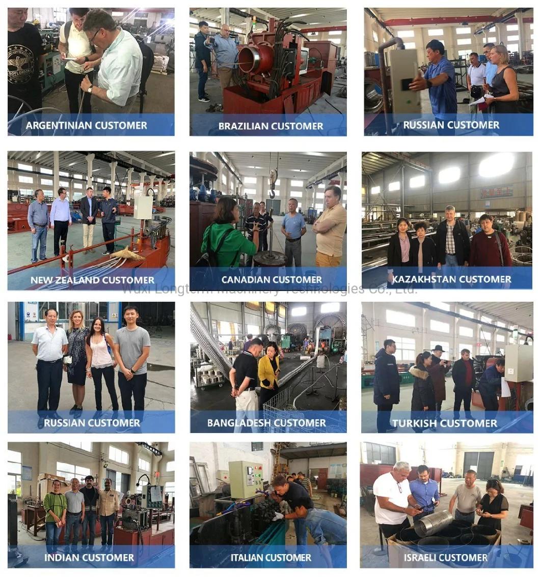 Annular Flexible Metal Gas/Water Hose Making Machine, Spiral Flexible Fire Fighting Pipe Production Line