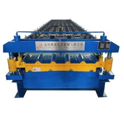 High Quality Double Layer Trapezoidal Roofing Sheet Roll Forming Machine