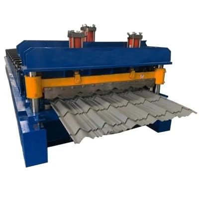 Glazed Tile Roof Panel Roll Forming Machine High Quality Construction Tile Making Machine Glazed Tile Cold Forming Machine