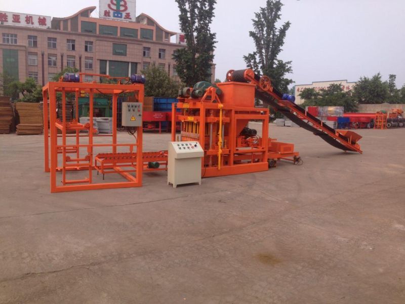 Qtj4-26 House Building Brick Equipment / Concrete Paving Block Making Machine