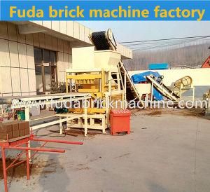 Four Pieces Per Mold Clay Interlocking Block Machine