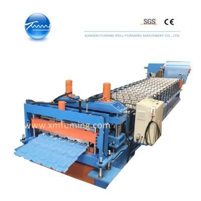 Roof 12 Months Fuming Container Roller Forming Tile Making Machine