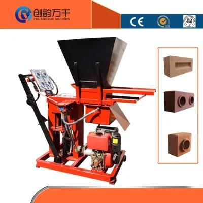 Cy2-25 Semi Autocratic Soil Cement Brick Block Making Machine