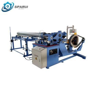 HVAC Air Duct Manufacturing Spiral Seam Round Tube Forming Machine for Ventilation Spiral Tube Former Making Machine