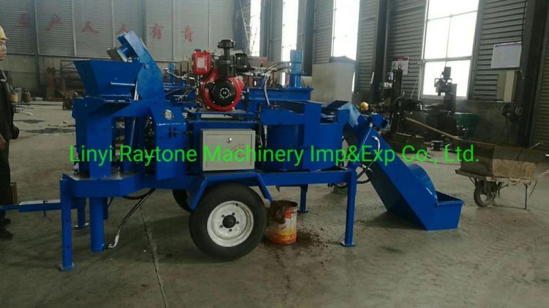 Qts2-40 Manual Clay Brick Making Machine Soil Block Making Machine