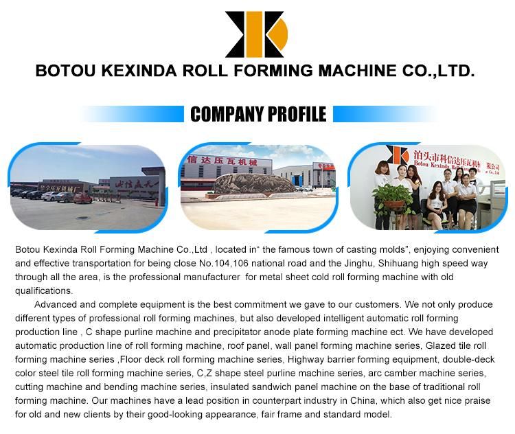 Xinnuo 760 Trade Assurance Hidden Joint Roofing Roll Forming Machine