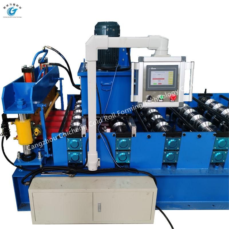 Colored Galvanized Coils Metal Ibr Roof Sheets Roll Forming Machine