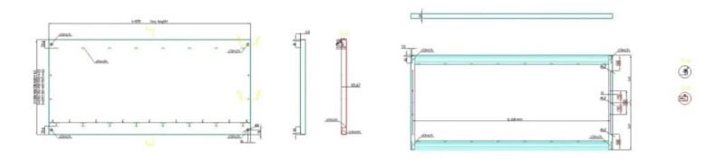 40gp Gi, PPGI, Color Steel Fuming Container Storage Racking System