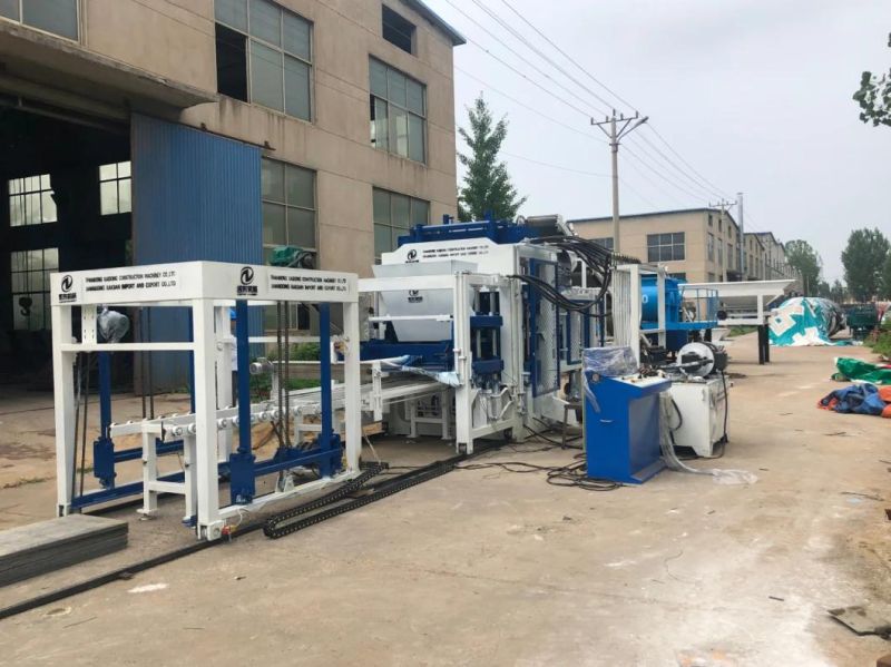 Qt10-15 Hydraulic Hollow Concrete Block Making Machine in Zambia