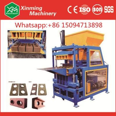 Xm4-10 Cement Block Moulding Hydraulic Interlocking Brick Making Machine in ISO Approved
