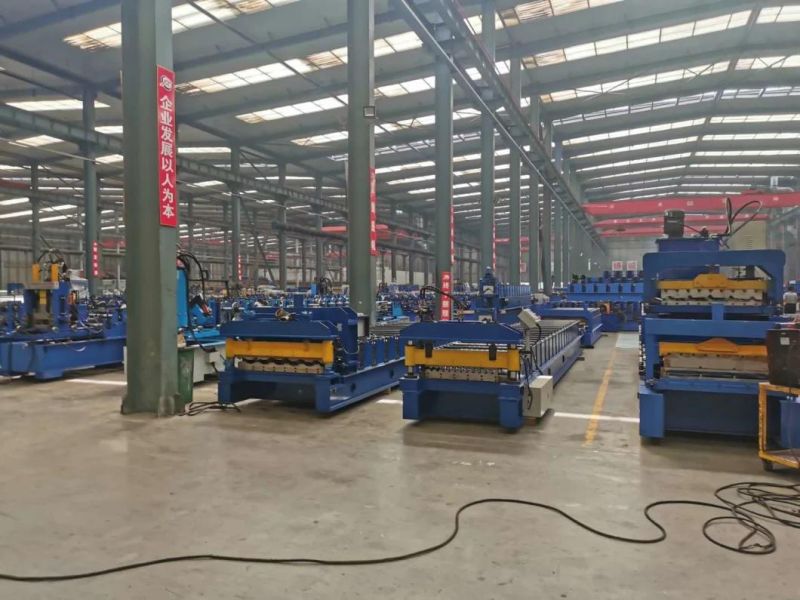 Ibr Trapezoidal 1220 Roof Zinc Cold Roll Forming Machine/Trapezoidal Roll Forming Production Line