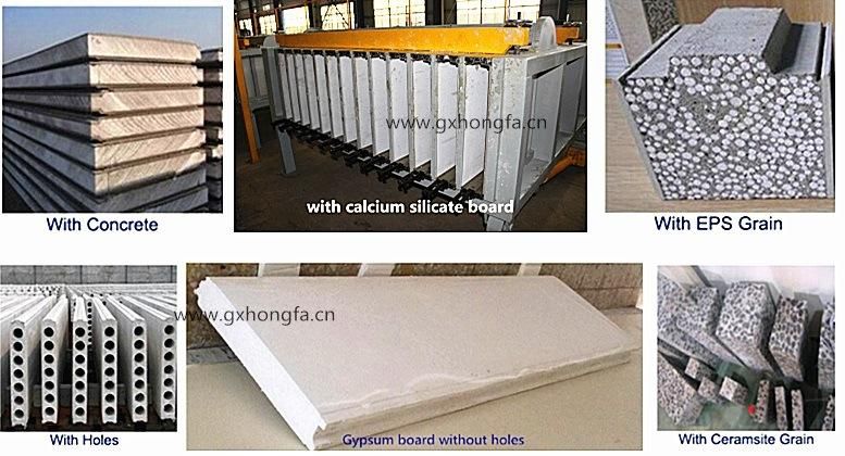 EPS Styrofoam Foam Cement Precast Wall Panel Production Line Lightweight Concrete Sandwich Wall Panel Machine for Building Machinery