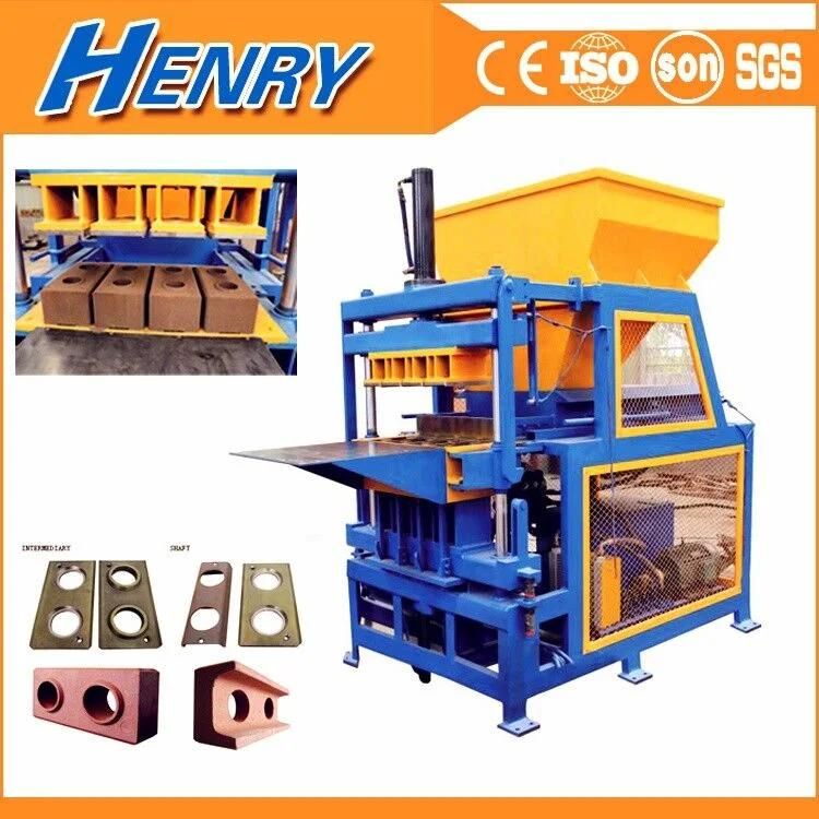 Hr4-10 High Production Automatic Clay Interlocking Brick Machine Soil Interlocking Brick Machine Lego Brick Machine 2022