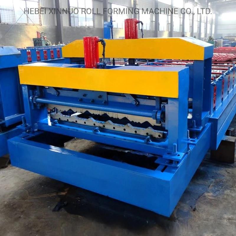 Xinnuo 960 Glazed Tile Metal Sheet Roll Forming Machine for Roofing