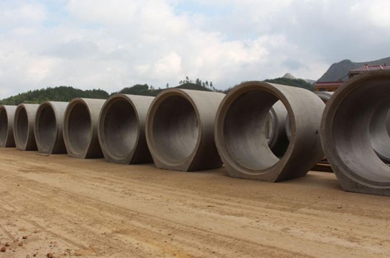 Spigot Flush Joint Pre-Bed Concrete Pipe Box Culvert Vibration Making Plant