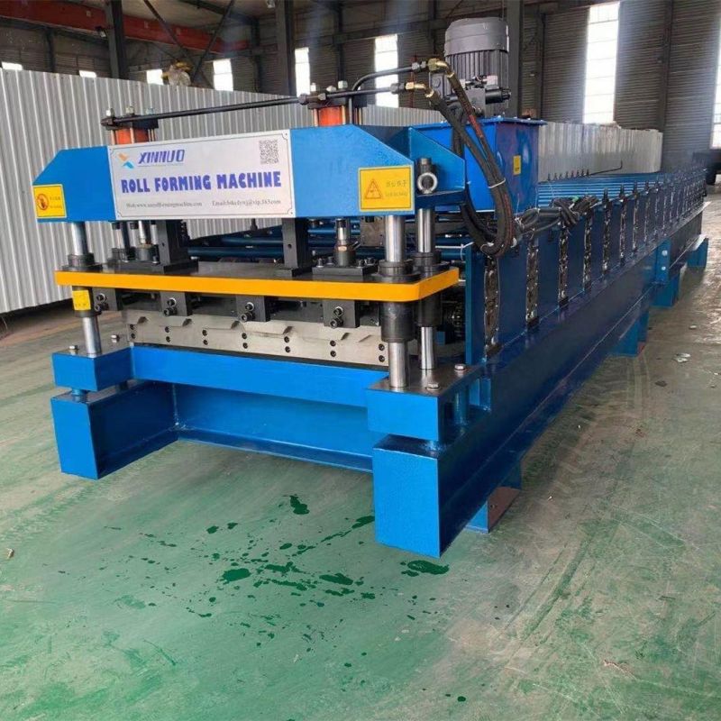 750 Profile Galvanized Steel Trapezoid Roofing Roll Forming Machine