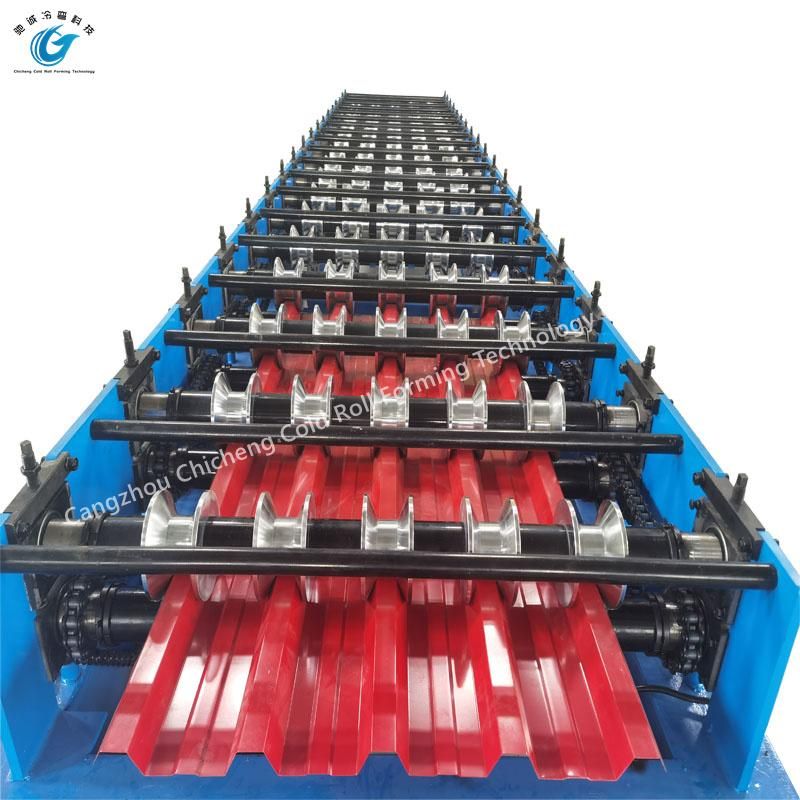 Colored Galvanized Coils Metal Ibr Roof Sheets Roll Forming Machine