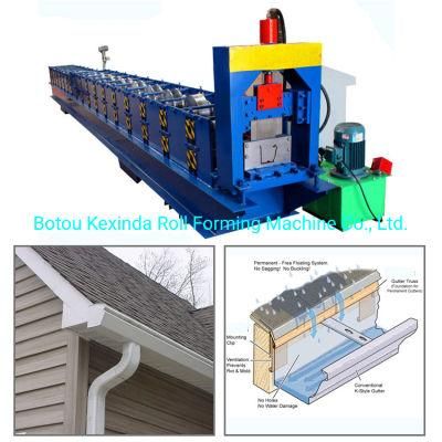 Aluminum Water Gutter Roll Forming Machine