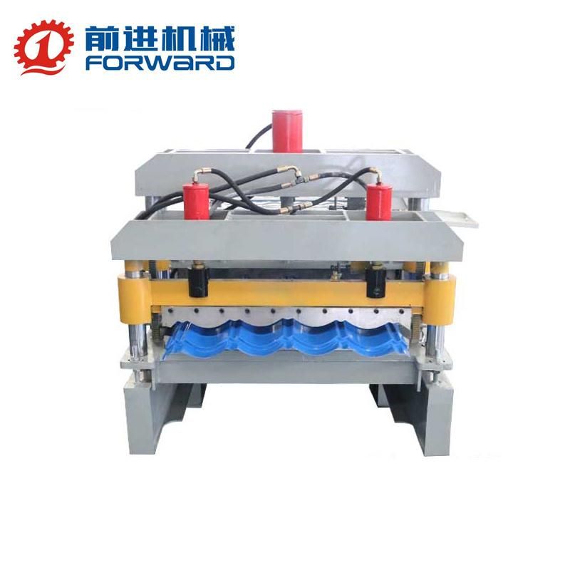 2022 Iron Glazed Roofing Tile Sheet Used Making Machine / Roll Forming Machine Price