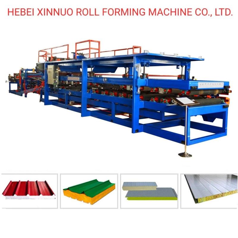 Mineral Wool and EPS Sandwich Panel Production Line Machine