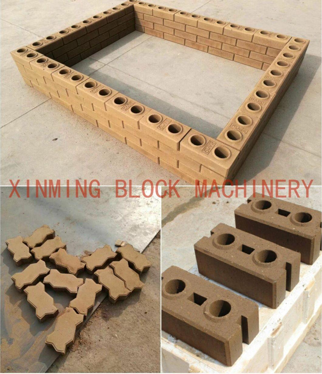 Factory Price Clay Interlocking Brick Machine Automatic Hydraulic Press Xm 4-10