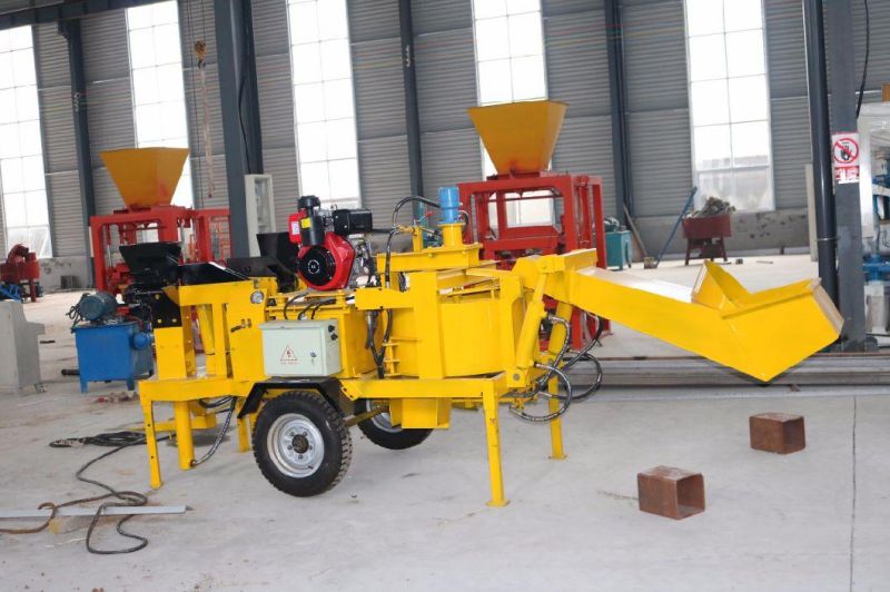 Hydraform Block Machine Twin Soil Interlocking Brick Making Machine (M7MI)