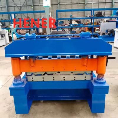Trapezoidal Roofing Sheets Roof Panel Making Cold Roll Forming Machine