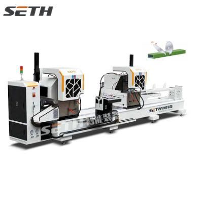 Aluminum Profile CNC Machine Double Head Mitre Saw for Aluminum Window Door Making Machine