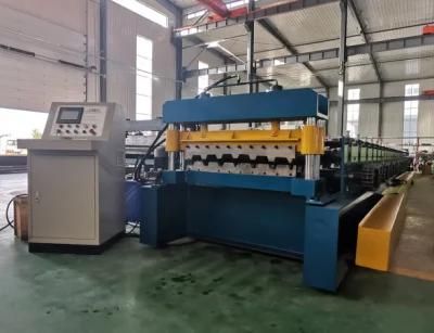 China Botou Factory Automatic Steel Floor Tile Rolling Machine for Roll Forming Making Floor Deck