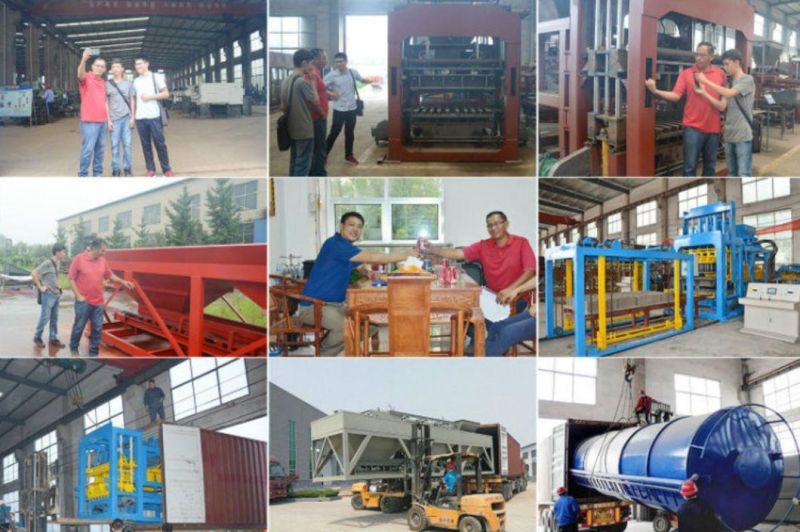 Qmy6-25 Mobile Fly Ash Block Curbstone Making Machine with Customized Mold