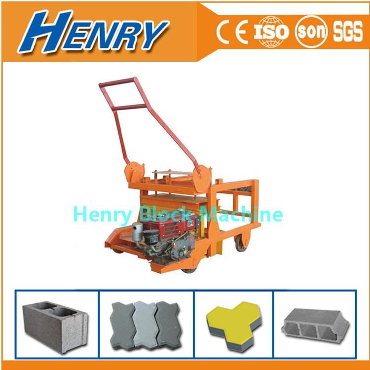 Qmd4-45 Diesel Mobile Brick Machine with Good Density Bricks