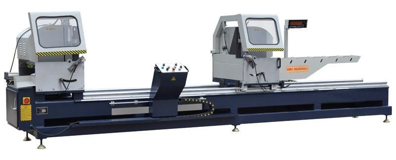 CNC Double Head Precision Cutting Saw Windows Processing Machine 500*4200 Aluminum Profile Windows Cutting Machine