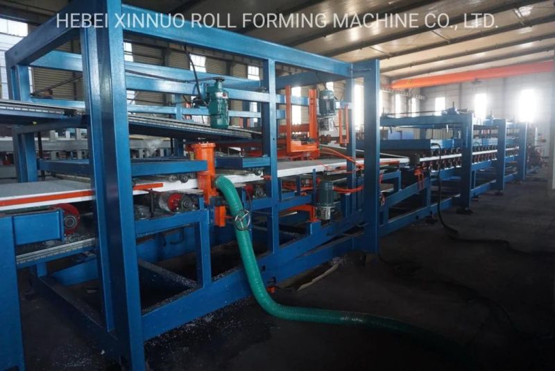 Automatic Rock Wool EPS Sandwich Panel Roll Forming Machine/Roof Tile Production Line