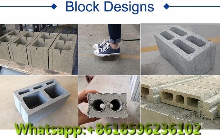 Qmy4-45 Mobile Concrete Cement Block Brick Making Machine with Low Investment for Home Business