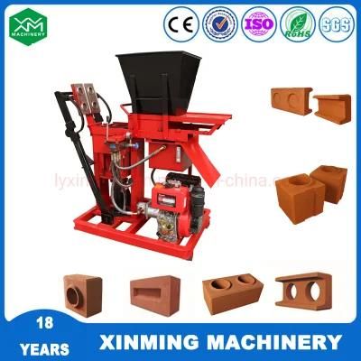 Factory Price Xm2-25 Hydraulic Press Solid Interlocking Block Automatic Lego Clay Brick Making Machine in India