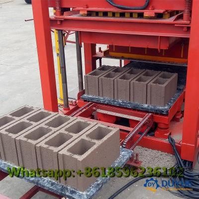 Qt4-25 Electrical Motor Vibration Cement Brick Making Machine, High Quality Concrete Block Machine, Hollow Block Machine