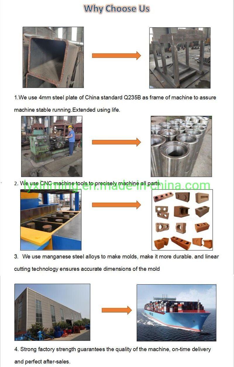 Multipurpose Mud Brick Making Machine Clay Brick Making Machine Xm4-10 Interlocking Block Making Machine in Kenya.