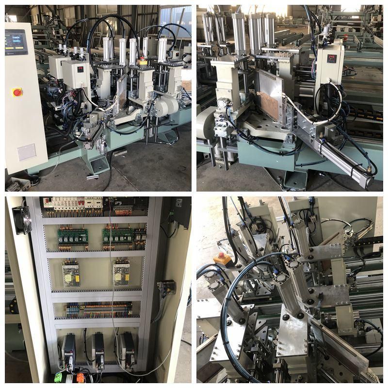 Automatic PVC/UPVC Window Door Welding and Cleaning Production Line