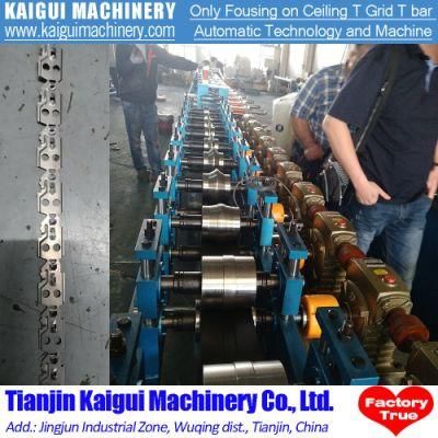 T Grid Roll Forming Machine Drive by Worm Gearbox
