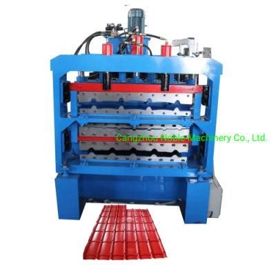 Color Roofing Three Layer Roll Forming Machine