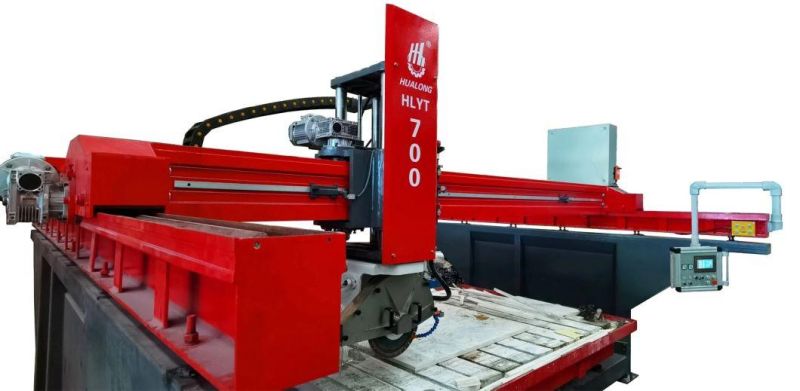Hualong Tombstone Machinery Hlyt-700 Laser PLC Stone Cutting Machine