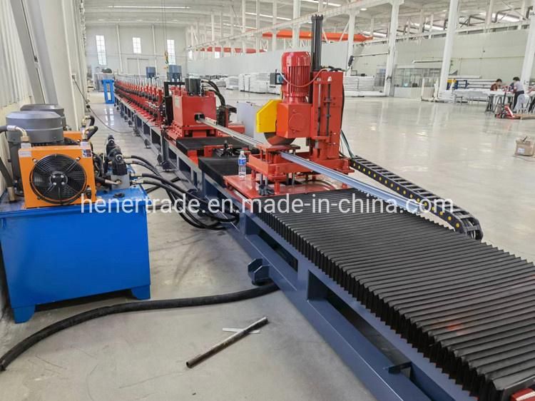 High Precision Solar Strut Channel Roll Forming Machine Rail 41X41 Uni Strut Shaped Steel Channel Machine